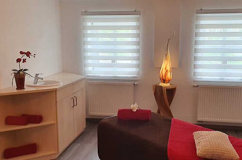 Massageraum im Hotel Beinbauer Massageanwendungen im Bayerischen Wald